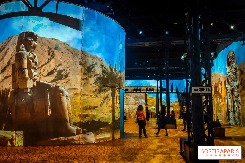 L'Egypte des Pharaons, de Khéops à Ramsès II : l'exposition immersive de l'Atelier des Lumières - IMG20240208101127