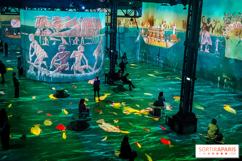 L'Egypte des Pharaons, de Khéops à Ramsès II : l'exposition immersive de l'Atelier des Lumières - IMG20240208095144