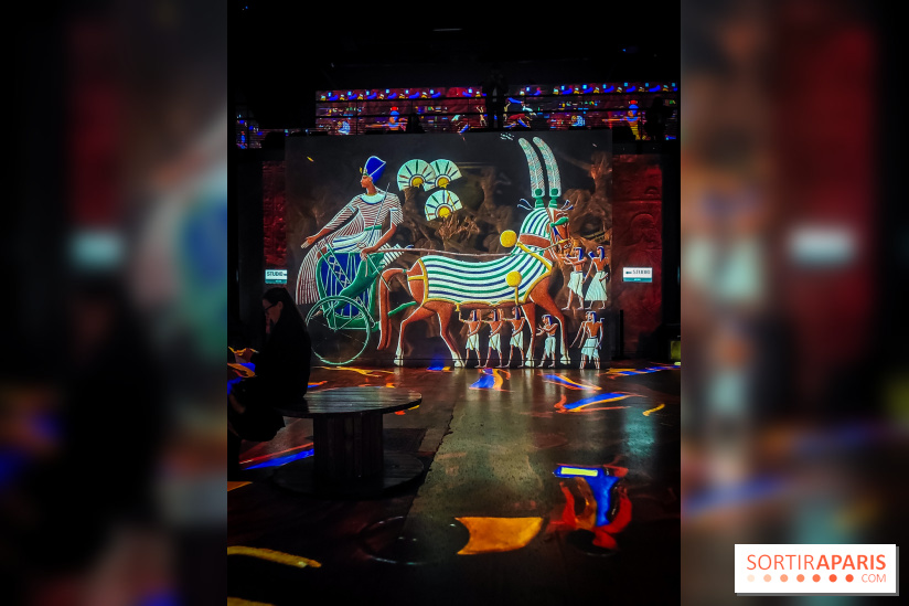 L'Egypte des Pharaons, de Khéops à Ramsès II : l'exposition immersive de l'Atelier des Lumières - IMG20240208100148