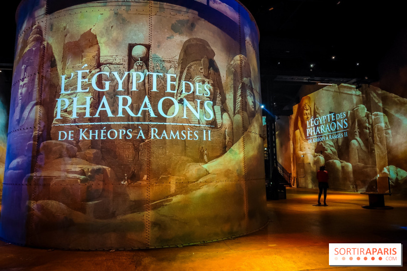 L'Egypte des Pharaons, de Khéops à Ramsès II : l'exposition immersive de l'Atelier des Lumières - IMG20240208103705
