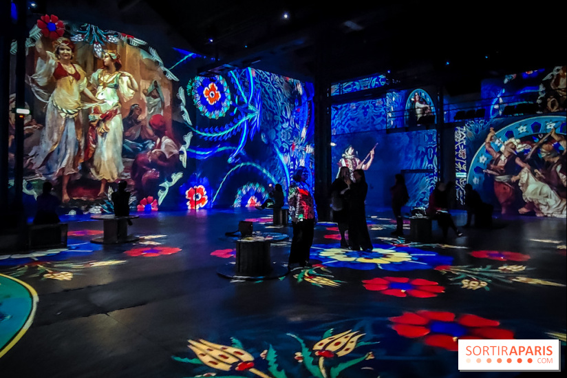 Les Orientalistes, l'exposition de l'Atelier des Lumières qui nous fait voyager en Orient - photos - IMG20240208102540