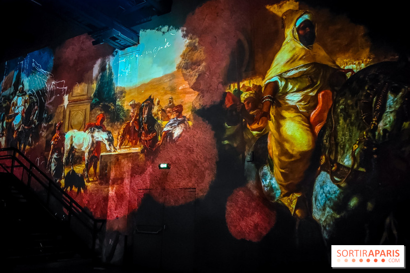 Les Orientalistes, l'exposition de l'Atelier des Lumières qui nous fait voyager en Orient - photos - IMG20240208102219