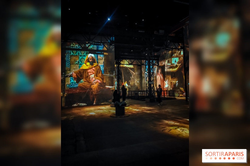 Les Orientalistes, l'exposition de l'Atelier des Lumières qui nous fait voyager en Orient - photos - IMG20240208102323