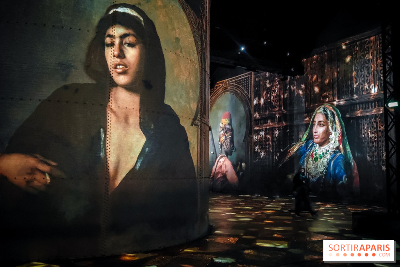 Les Orientalistes, l'exposition de l'Atelier des Lumières qui nous fait voyager en Orient - photos - IMG20240208102408