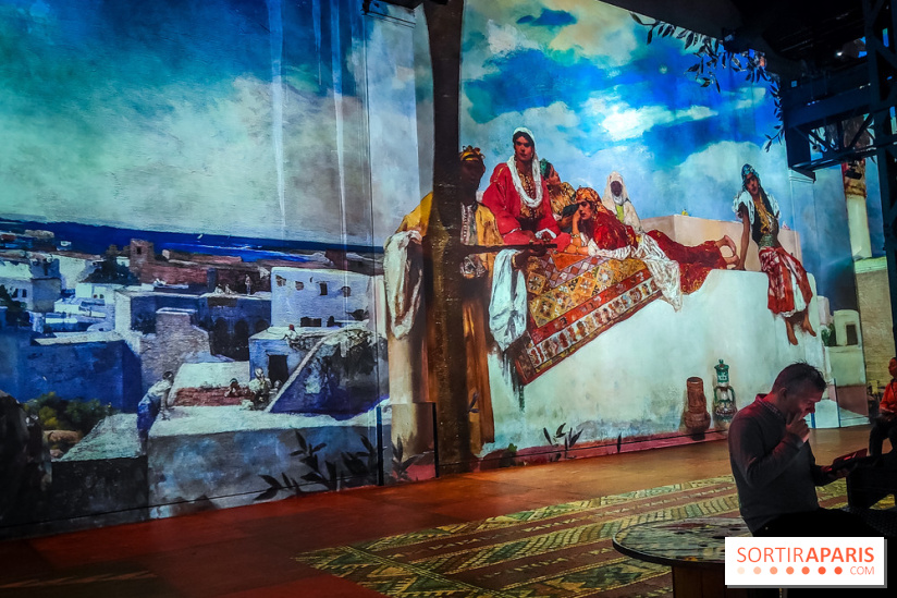 Les Orientalistes, l'exposition de l'Atelier des Lumières qui nous fait voyager en Orient - photos - IMG20240208102302