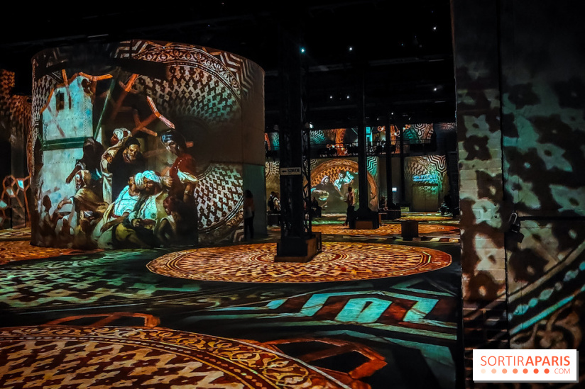 Les Orientalistes, l'exposition de l'Atelier des Lumières qui nous fait voyager en Orient - photos - IMG20240208102505