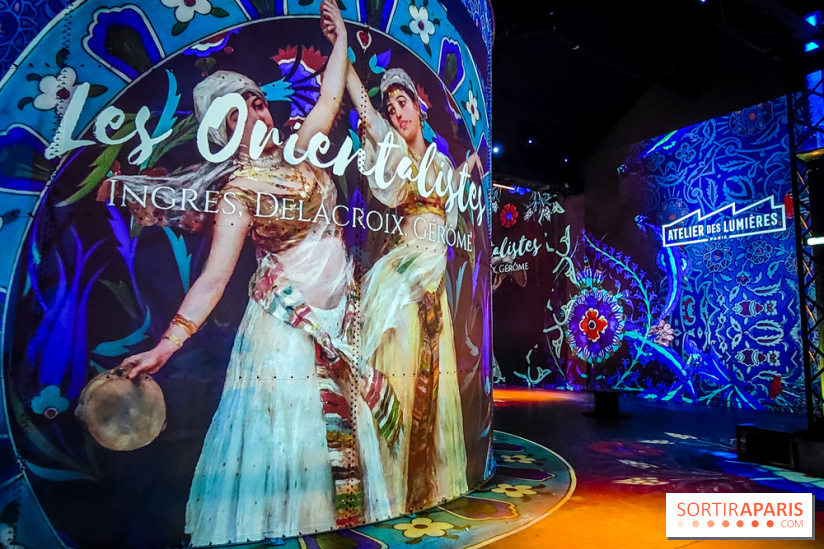 Les Orientalistes, l'exposition de l'Atelier des Lumières qui nous fait voyager en Orient - photos - IMG20240208091814