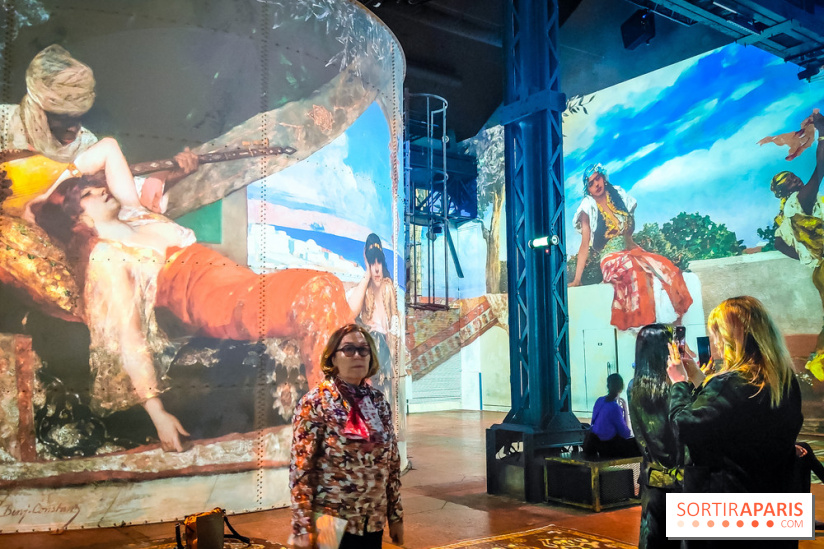 Les Orientalistes, l'exposition de l'Atelier des Lumières qui nous fait voyager en Orient - photos - IMG20240208102256