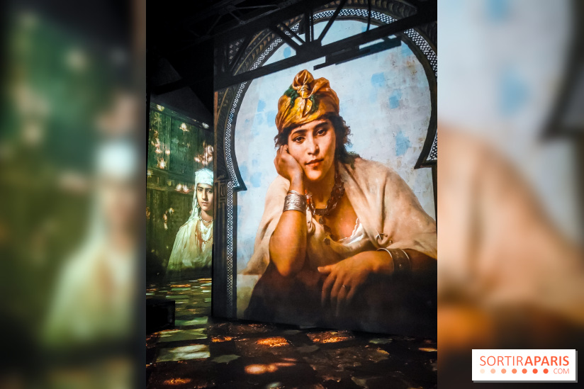 Les Orientalistes, l'exposition de l'Atelier des Lumières qui nous fait voyager en Orient - photos - IMG20240208102417