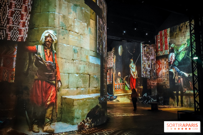 Les Orientalistes, l'exposition de l'Atelier des Lumières qui nous fait voyager en Orient - photos - IMG20240208102354
