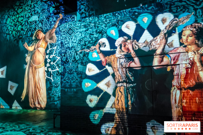 Les Orientalistes, l'exposition de l'Atelier des Lumières qui nous fait voyager en Orient - photos - IMG20240208102516