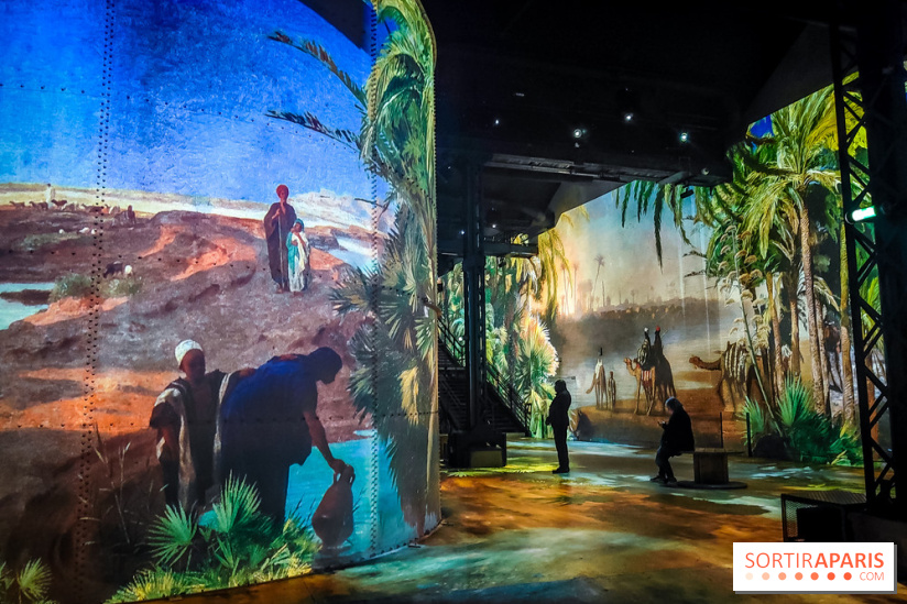 Les Orientalistes, l'exposition de l'Atelier des Lumières qui nous fait voyager en Orient - photos - IMG20240208102952