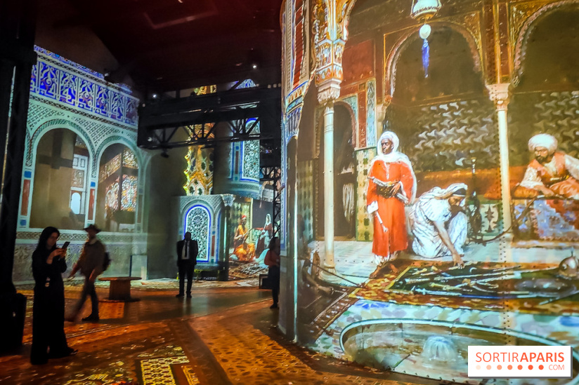 Les Orientalistes, l'exposition de l'Atelier des Lumières qui nous fait voyager en Orient - photos - IMG20240208102724