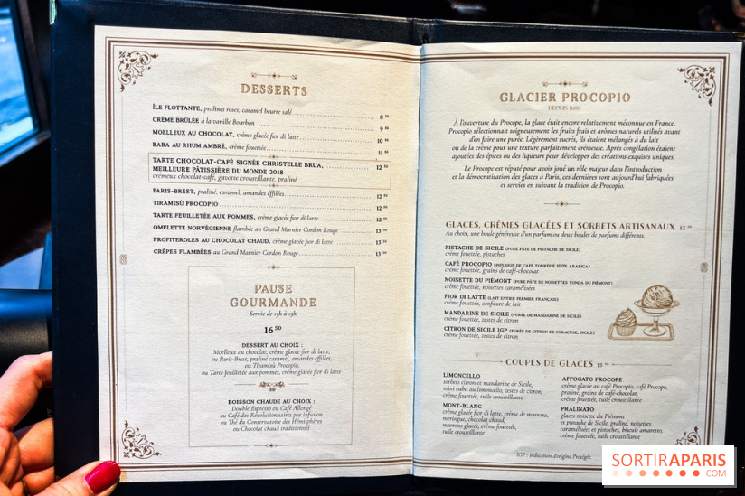 Le Procope historique s'agrandit et ouvre son café-glacier