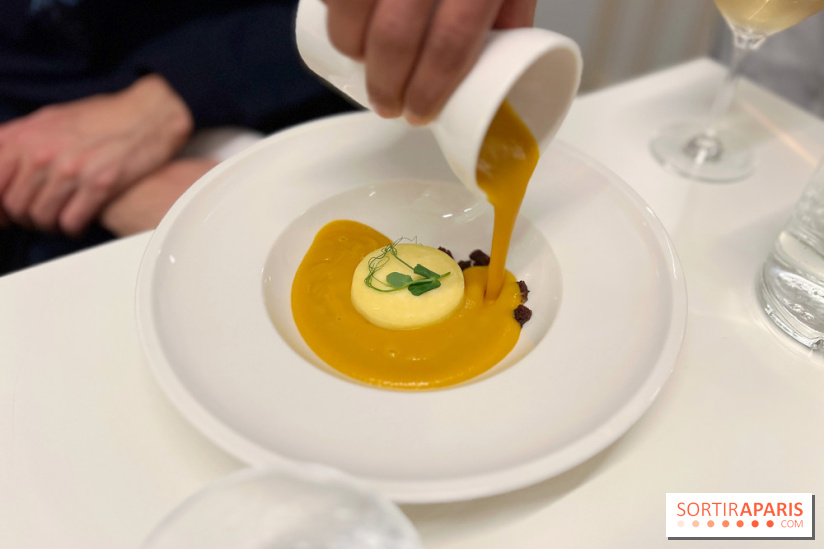 Elsass - Velouté potimarron, royale munster