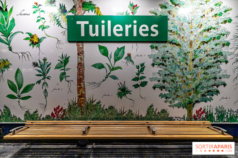 Le Métro Tuileries en mode végétal