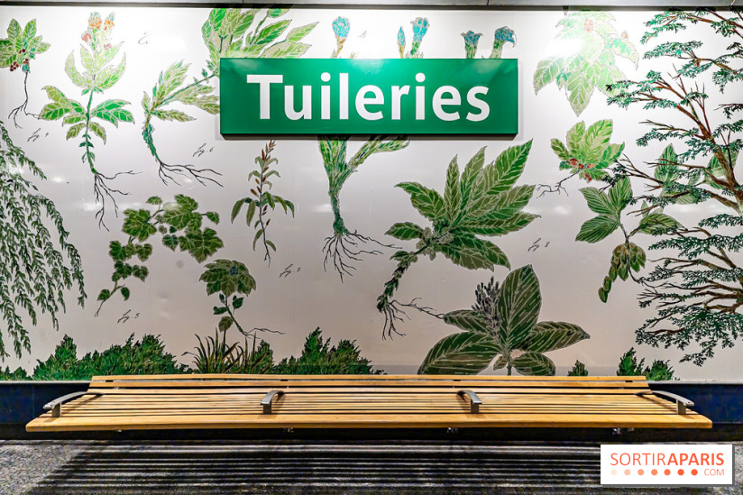 Le Métro Tuileries en mode végétal -  A7C5673