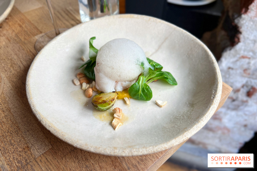 Korus - Cabillaud, choux de Bruxelles, verveine