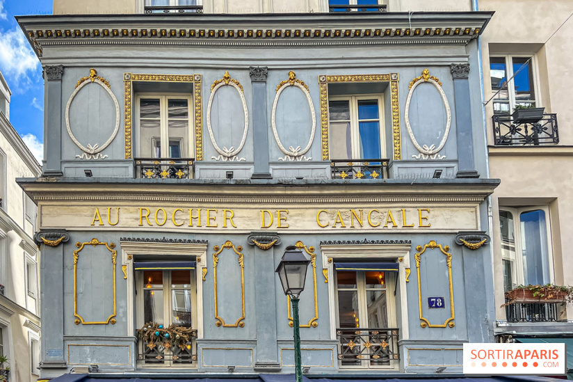 Au Rocher de Cancale, le restaurant historique à la façade bleue rue Montorgueil