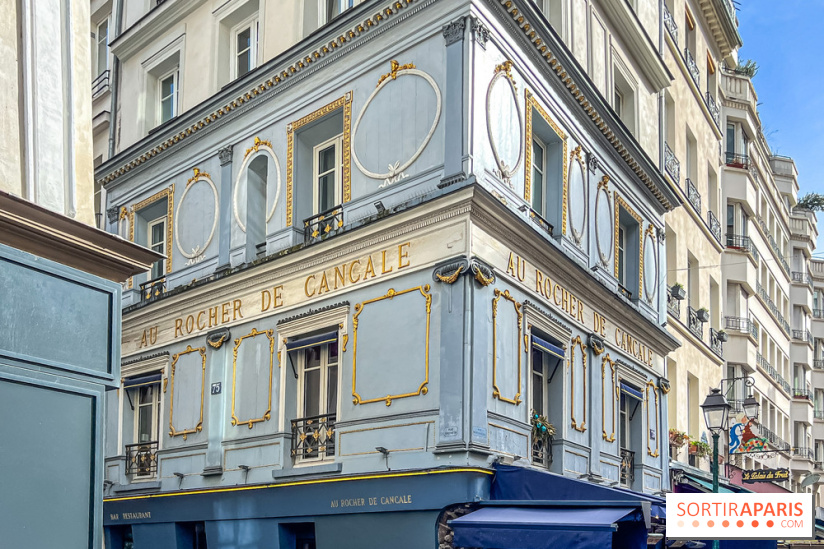 Au Rocher de Cancale, le restaurant historique à la façade bleue rue Montorgueil