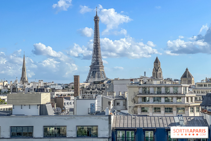 Visuel Paris 8e - toits - tour eiffel