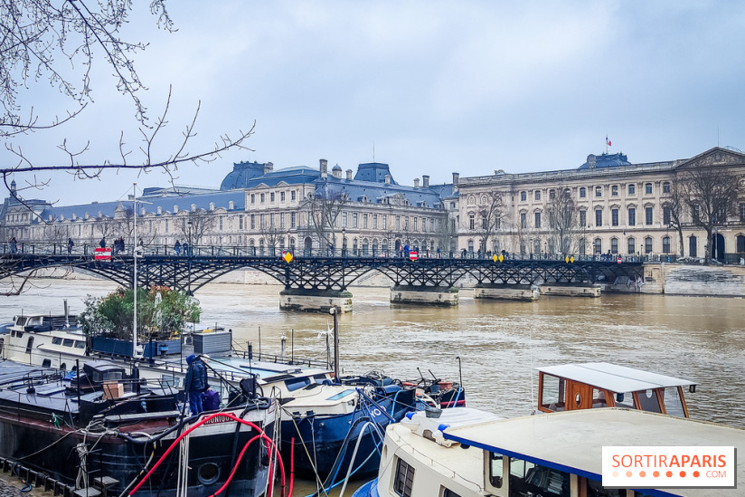 Visuel Paris 6e - Seine Pont des Arts hiver