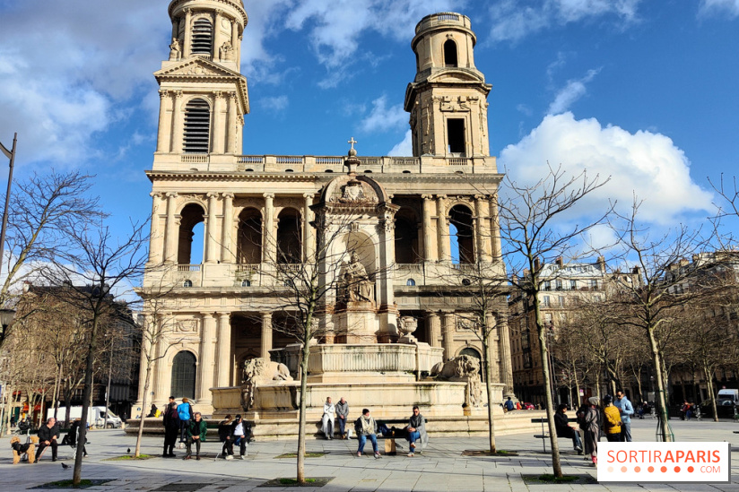 Visuel Paris 6e - place église Saint Sulpice