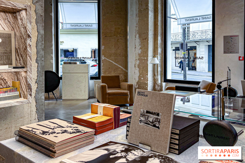 Saint Laurent Babylone, la librairie-galerie d'art de la maison de luxe à Paris