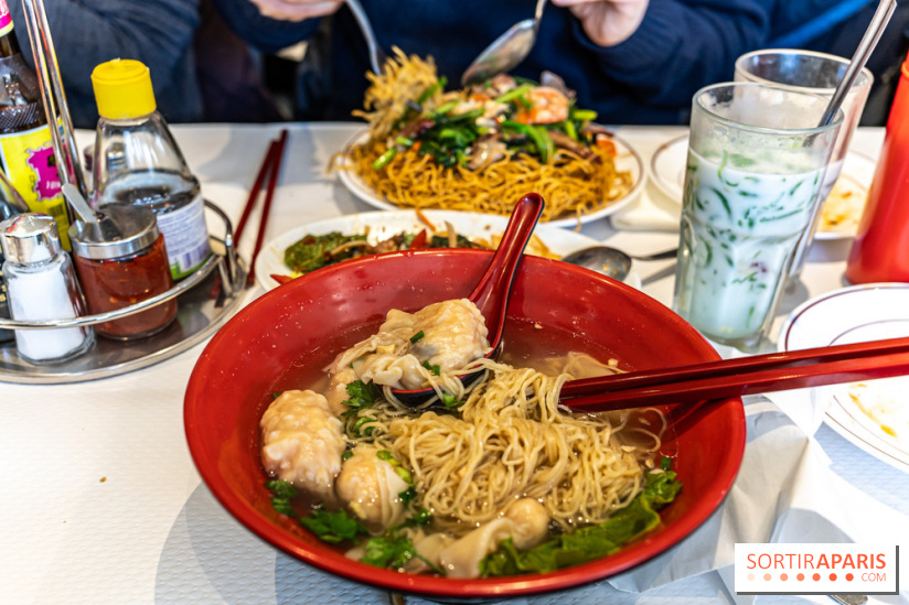 New Hao Khoan, le restaurant chinois et vietnamien, valeur sûre du 13e - soupe de nouilles et raviolis aux crevettes