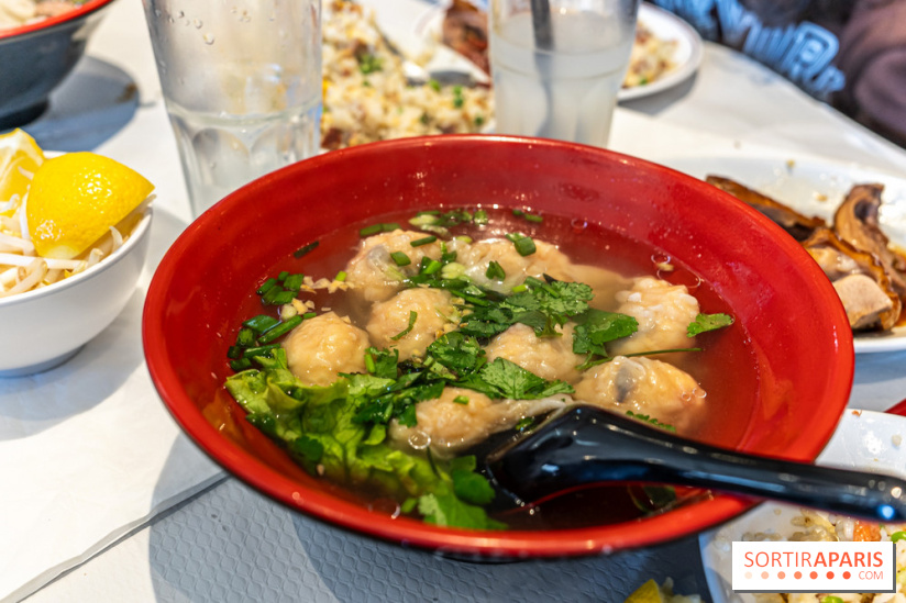 New Hao Khoan, le restaurant chinois et vietnamien, valeur sûre du 13e - soupe de raviolis