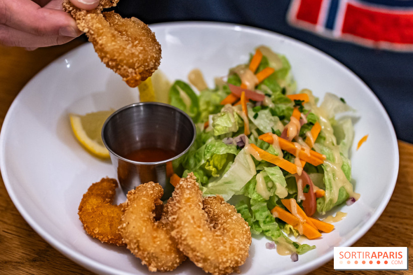 O Bout restaurant à Barbizon -  gambas panées