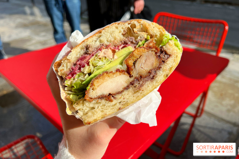 Kiss - Sandwich poulet frit, avocat, focaccia