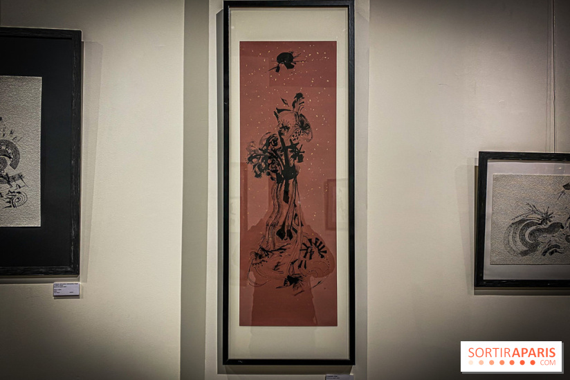 Exposition Sumi et Motion de la calligraphe japonaise Aya Wada à la galerie La Lison - IMG 4920