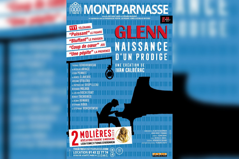 Glenn, naissance d'un prodige, la pièce aux 2 Molières prolongée au Splendid 