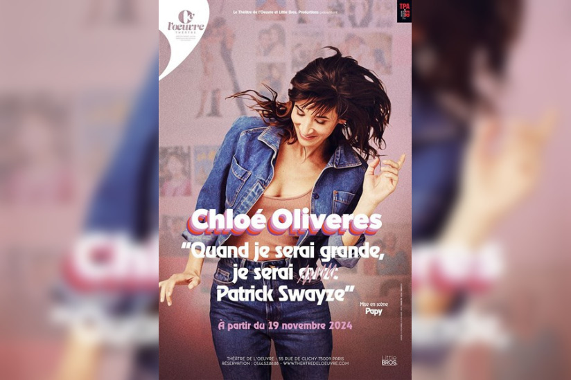 Chloé Oliveres à La Piccola Scala à Paris avec Quand je serai grande, je serai Patrick Swayze