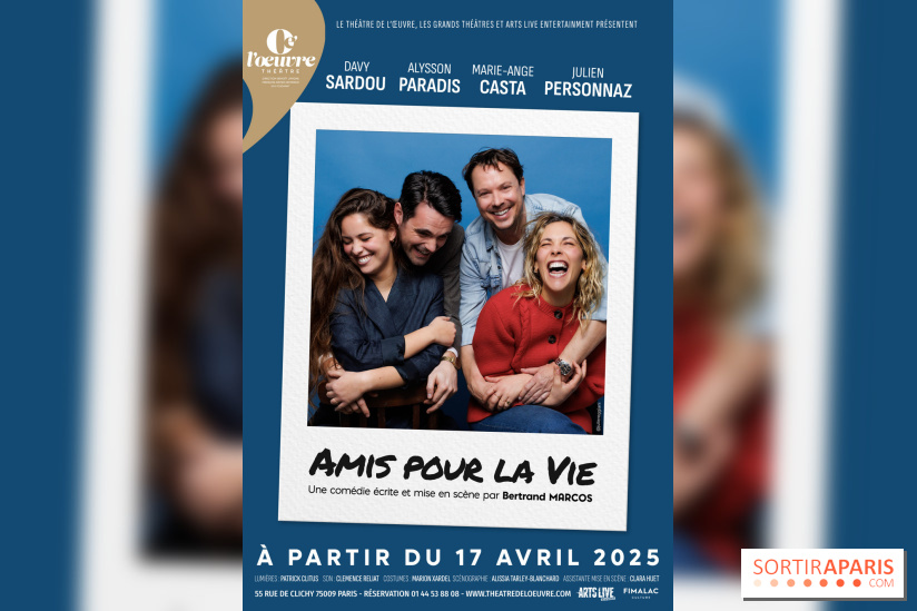 Amis pour la vie : une soirée entre amis qui vire au chaos au Théâtre de l'Œuvre