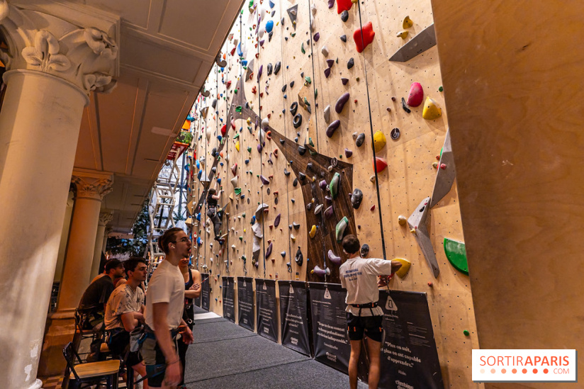 Climbing District Saint-Lazare, la salle d'escalade et espace coworking cachée dans une chapelle -  A7C8012