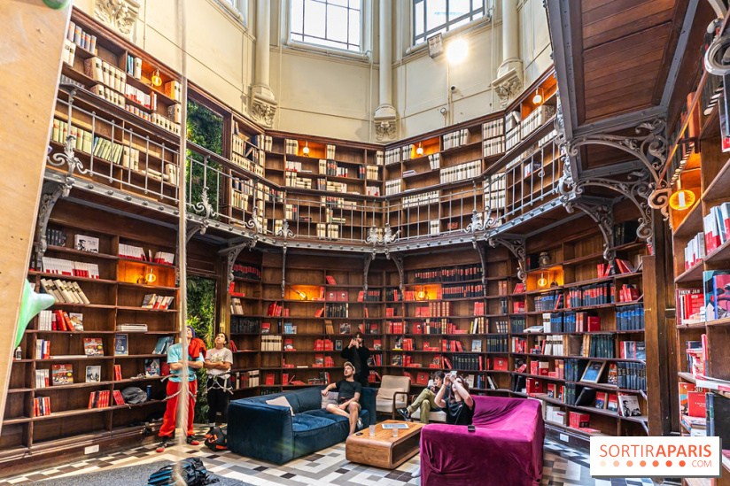 Climbing District Saint-Lazare, la salle d'escalade et espace coworking cachée dans une chapelle -  A7C8013