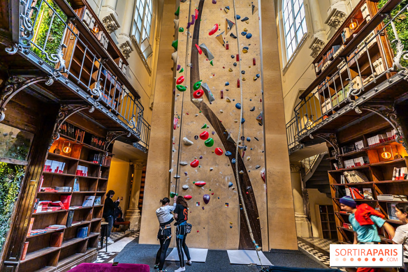Climbing District Saint-Lazare, la salle d'escalade et espace coworking cachée dans une chapelle -  A7C8018