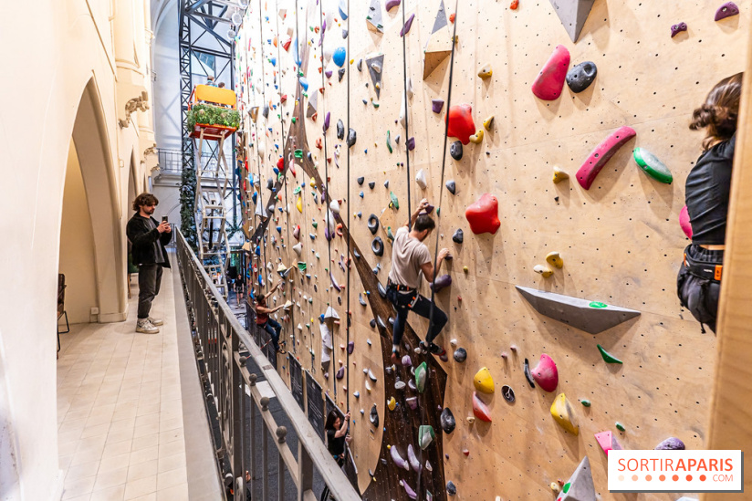 Climbing District Saint-Lazare, la salle d'escalade et espace coworking cachée dans une chapelle -  A7C8032