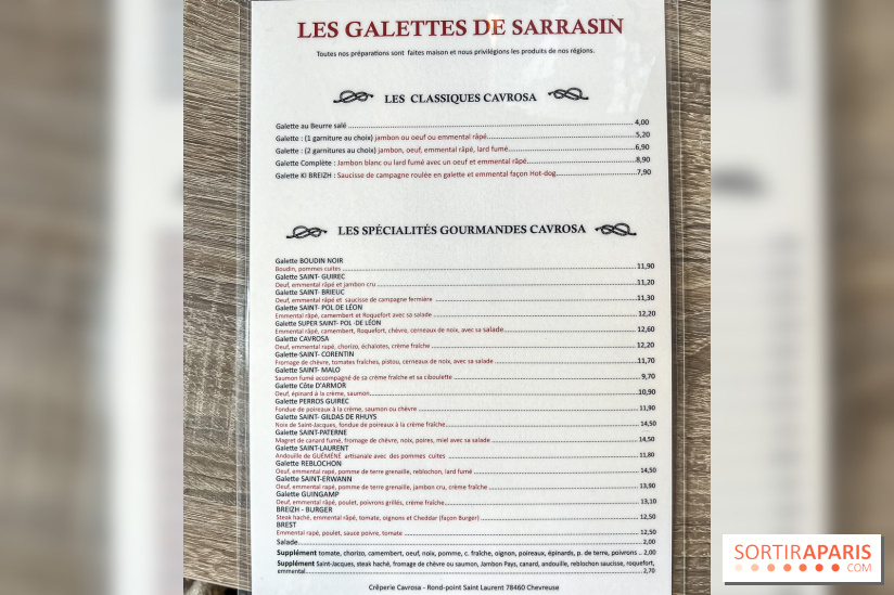 La Crêperie Cavrosa, l'excellente crêperie de Chevreuse aux produits locaux des Yvelines