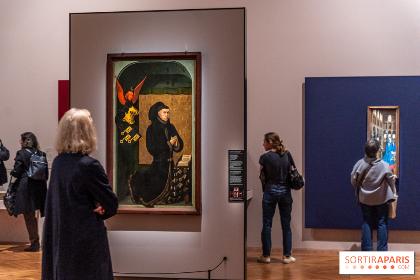 Exposition Revoir Van Eyck, La Vierge du chancelier Rolin au Musée du Louvre - Roger van der Weyden - Nicolas Rolin en prière