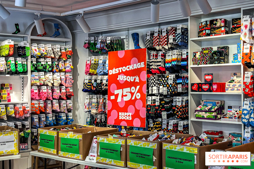 Destockage de chaussettes Happy Socks, adultes et enfants, à Paris - image00005