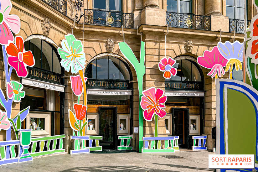 Van Cleef & Arpels pop up photocall Place Vendôme