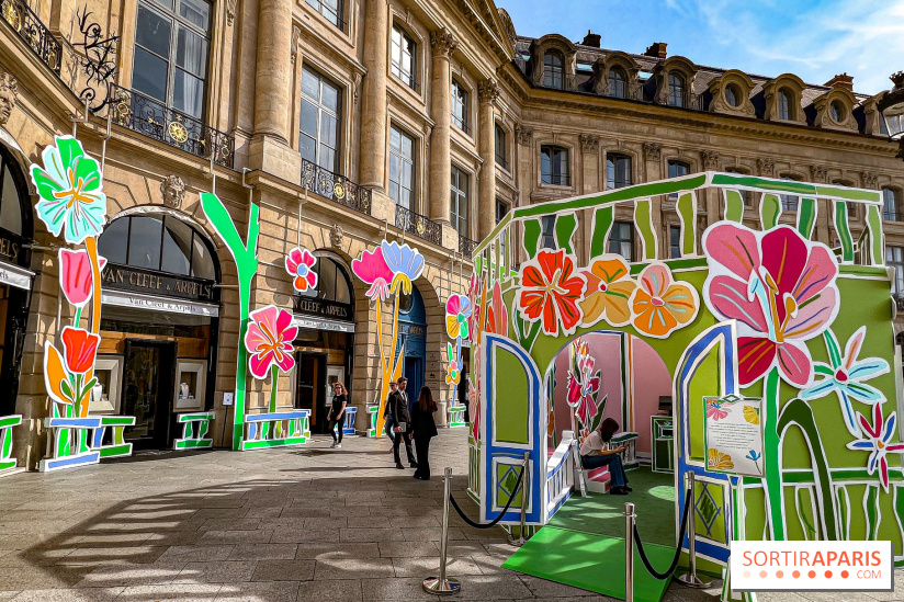 Van Cleef & Arpels pop up photocall Place Vendôme