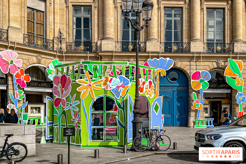 Van Cleef & Arpels pop up photocall Place Vendôme