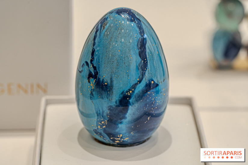 Oeuf Joyaux et chocolats de Pâques de Jade Génin 2024