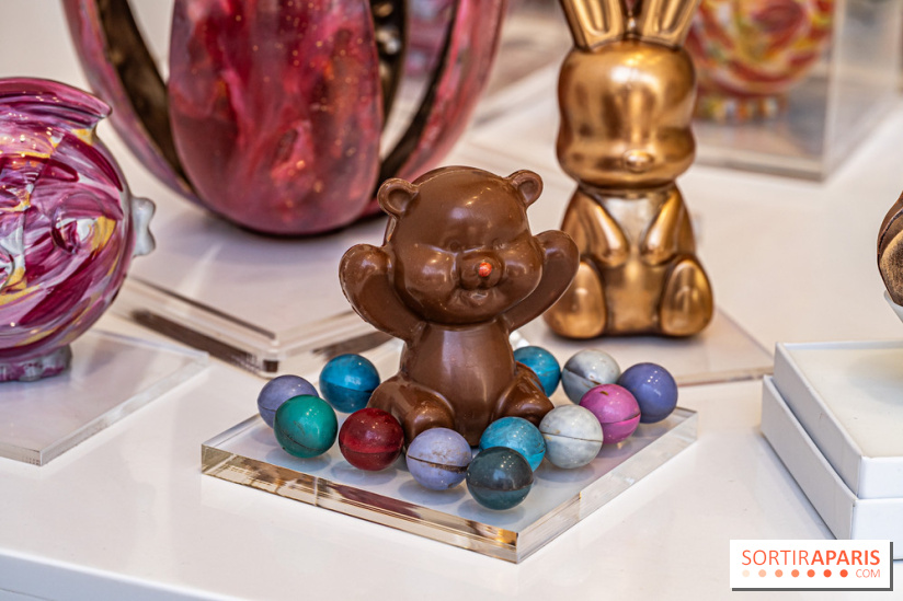 Oeuf Joyaux et chocolats de Pâques de Jade Génin 2024