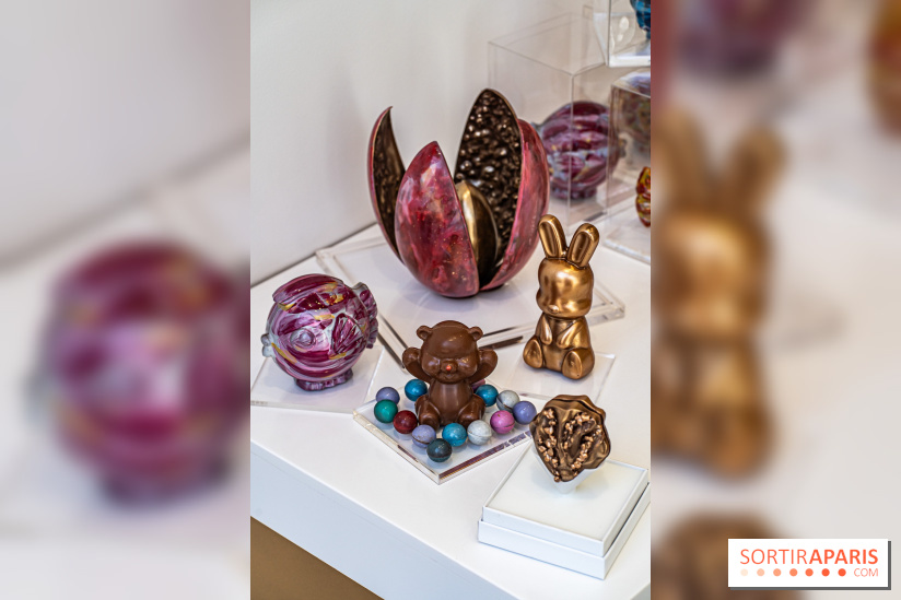 Oeuf Joyaux et chocolats de Pâques de Jade Génin 2024