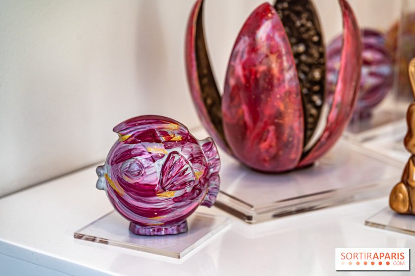 Oeuf Joyaux et chocolats de Pâques de Jade Génin 2024